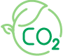 Tons of co2 icon